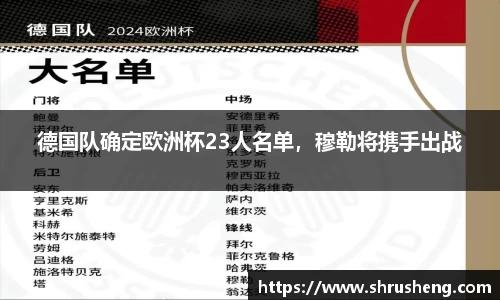 德国队确定欧洲杯23人名单，穆勒将携手出战