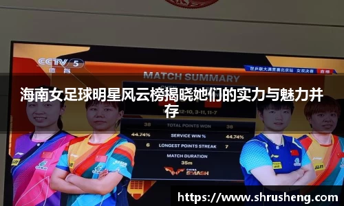 海南女足球明星风云榜揭晓她们的实力与魅力并存